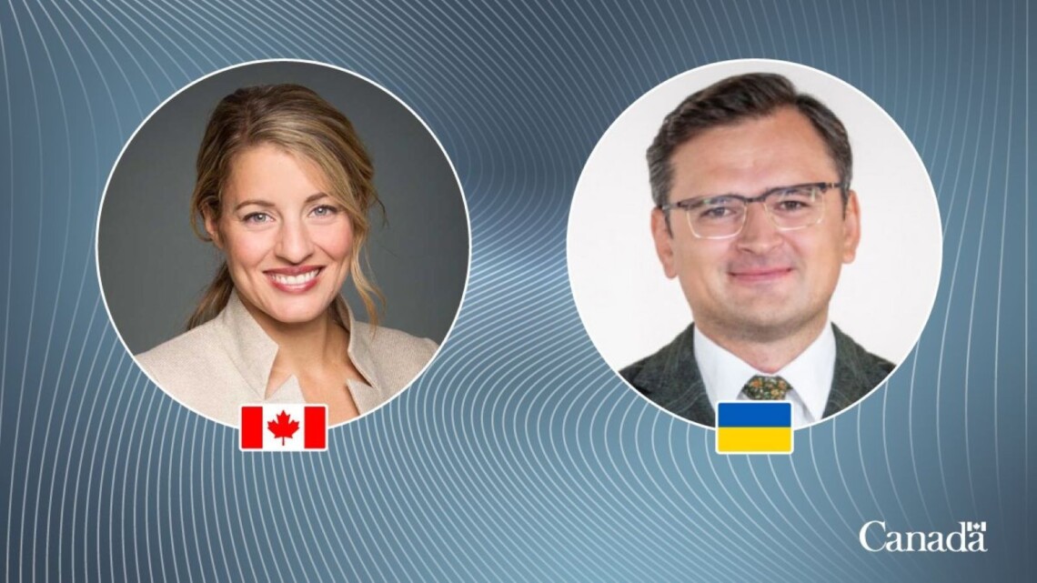 Міністр закордонних справ Дмитро Кулеба провів першу телефонну розмову з главою МЗС Канади Мелані Жолі.