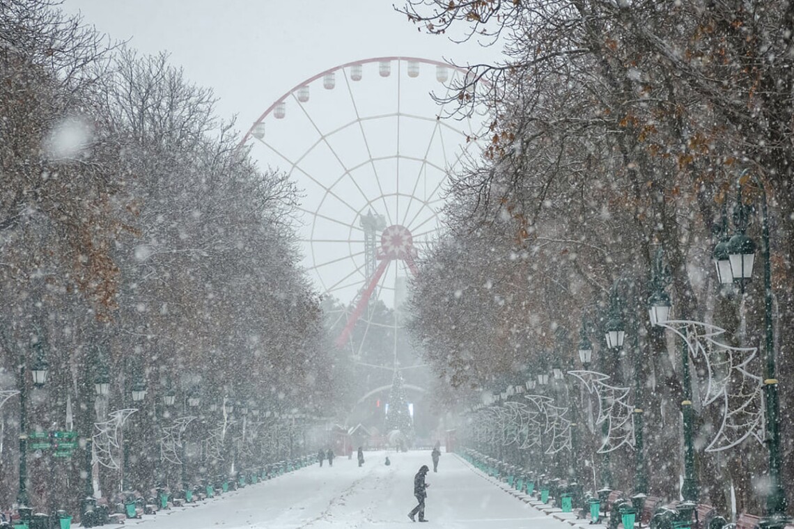 В Украине 23 января ожидается снег почти во всех областях. Осадки прогнозируют и в начале следующей недели.