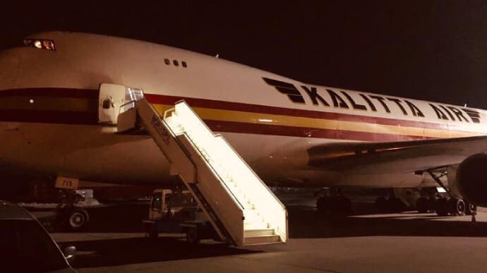 За один день до міжнародного аеропорту Бориспіль прибули три літаки з військовими вантажами країн Заходу.