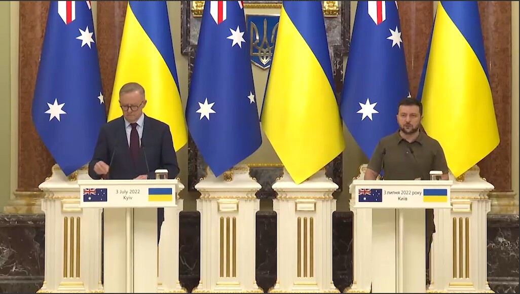 Це перший візит керівника австралійського уряду в Київ за всю історію відносин двох держав.