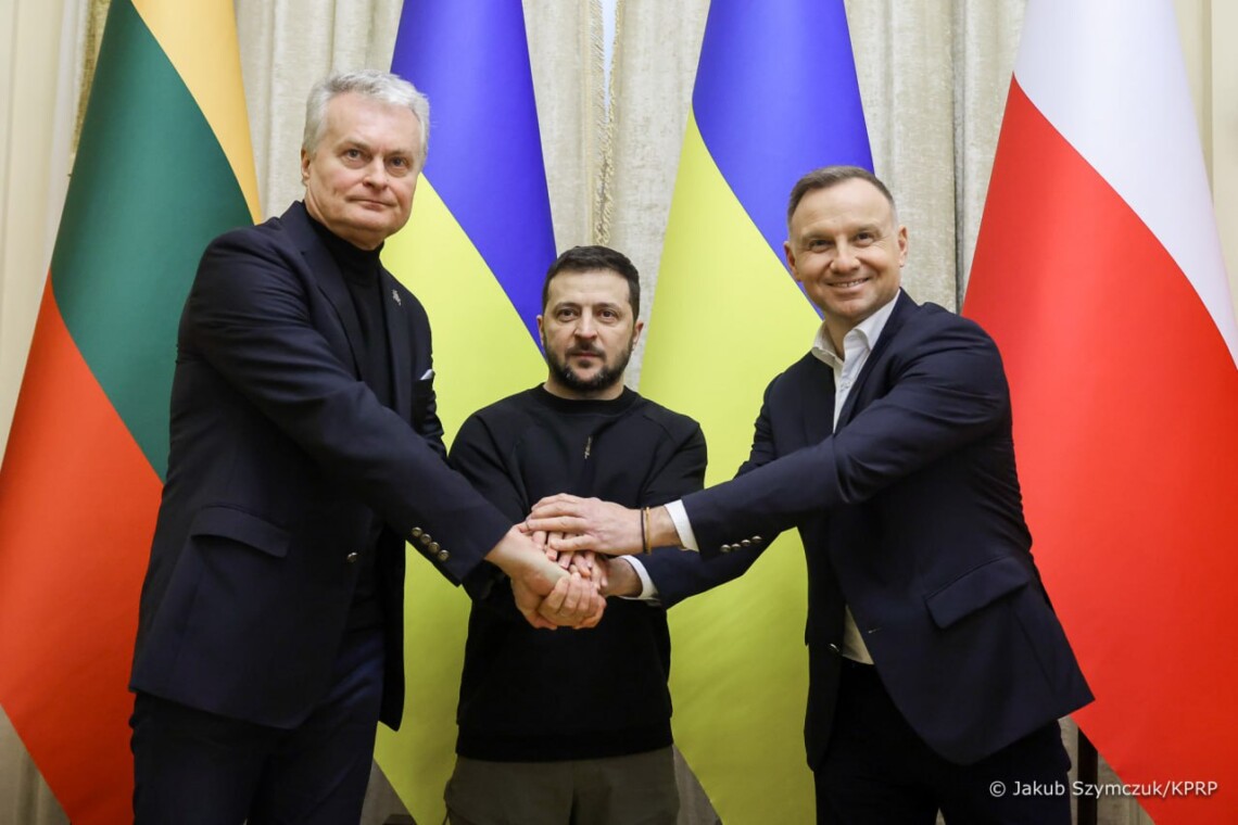 Лидеры Украины, Литвы и Польши во Львове подписали общую декларацию президентов Люблинского треугольника.