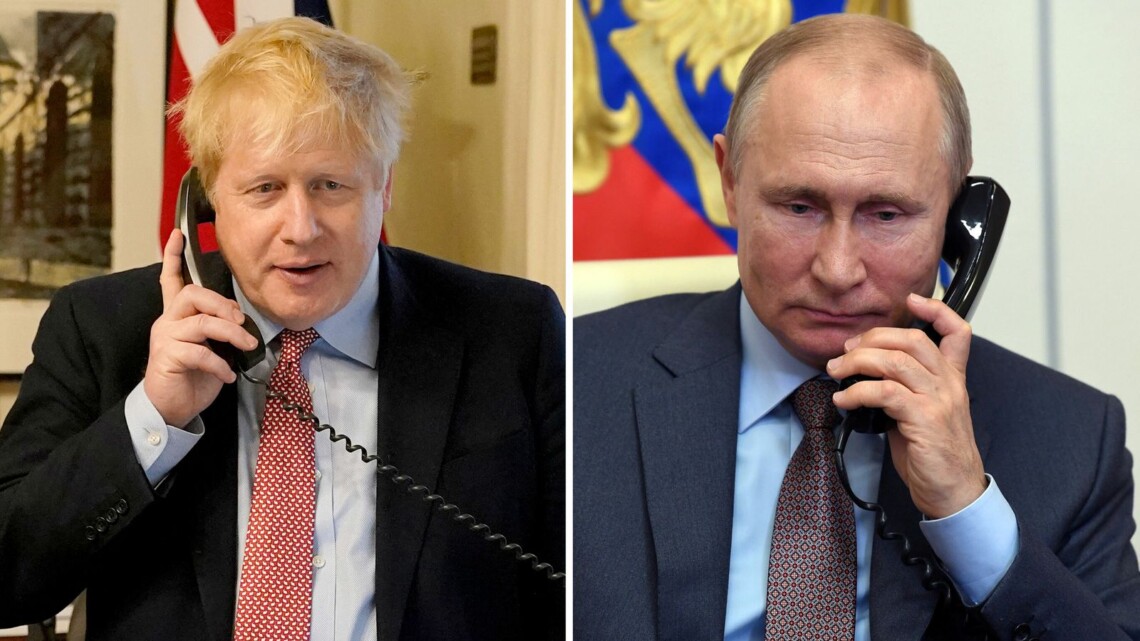 Борис Джонсон рассказал, что накануне полномасштабного вторжения в Украину путин провел с ним телефонный разговор, в ходе которого угрожал ракетным ударом.