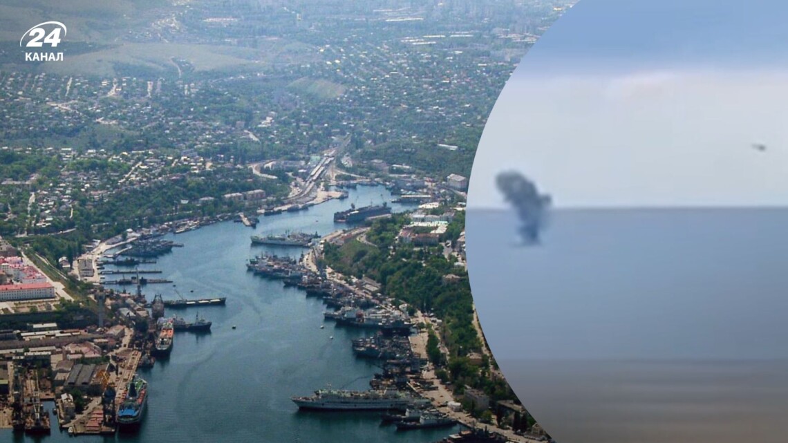 Вранці у Севастополі пролунали вибухи. Окупаційна влада заявила, що ЧФ рф відбив атаку трьох безпілотників.