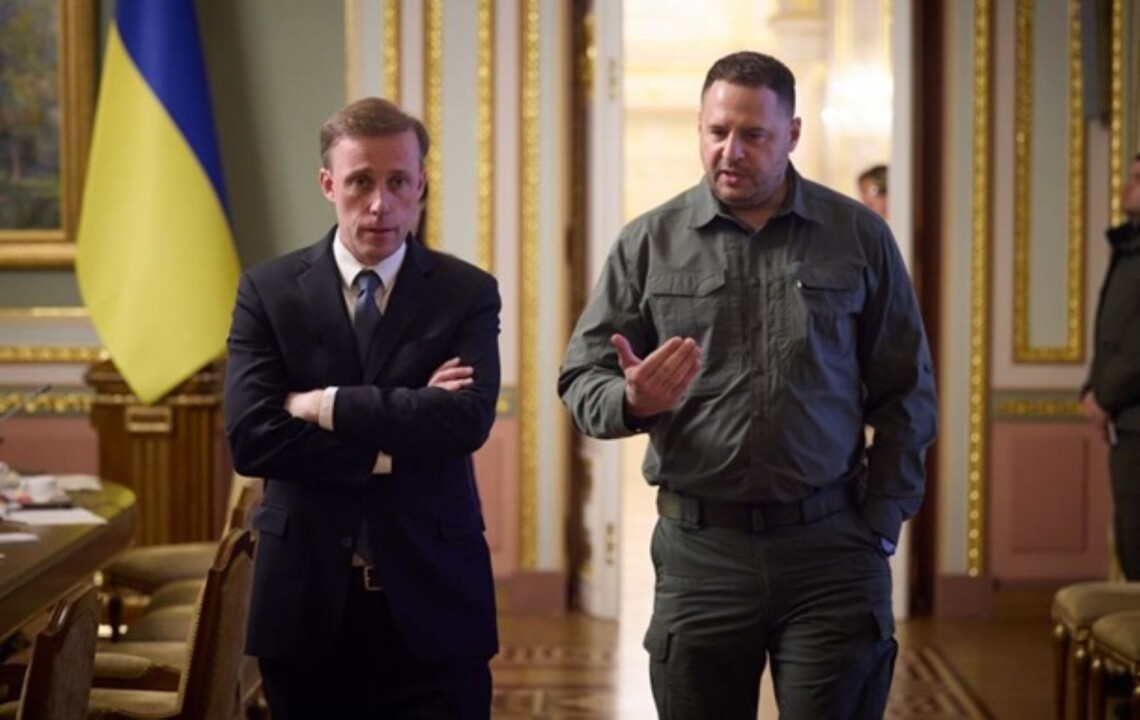 Глава Офиса президента Андрей Ермак 14 мая провел телефонный разговор с советником президента США по национальной безопасности Джейком Салливаном.