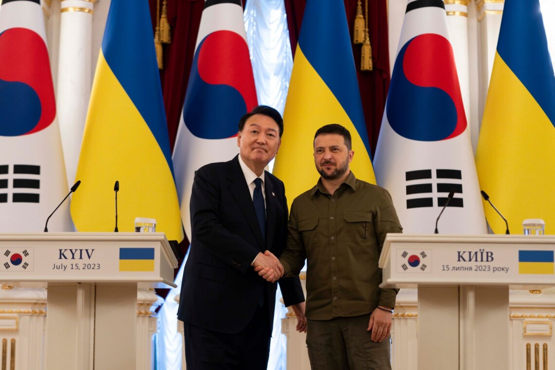 Уряд Республіки Корея минулого року виділив 100 млн доларів на підтримку України. Цього року відповідна підтримка становитиме 150 млн.