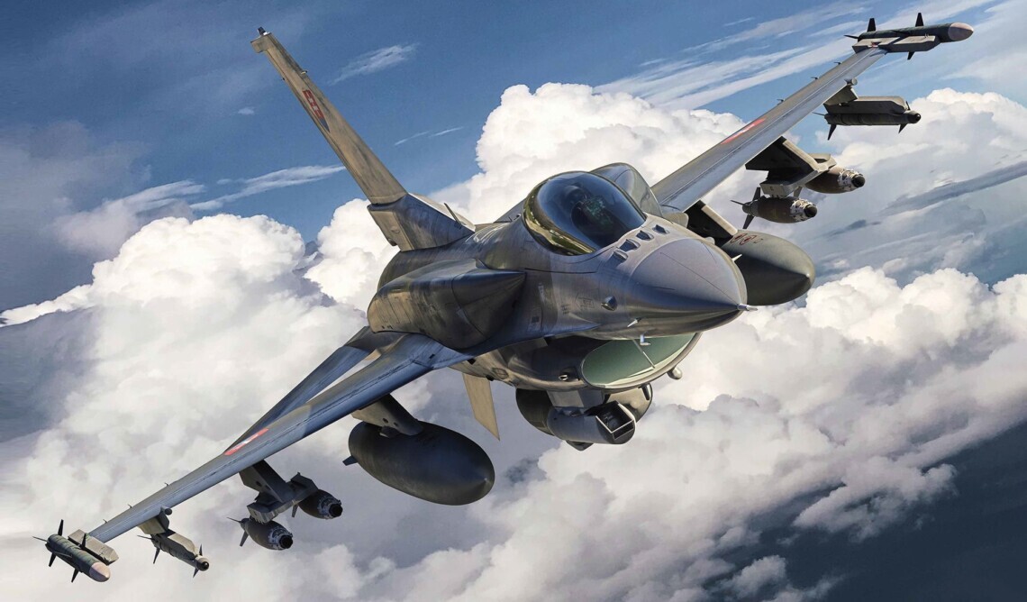 Украинские летчики, которые еще не отправились заграницу на обучение, учатся летать на F-16 с помощью виртуальной реальности.