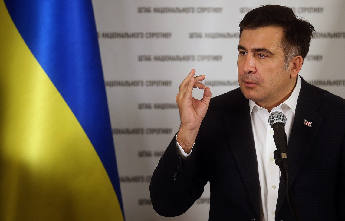Голова Одеської ОДА Міхеіл Саакашвілі знову розкритикував прем'єр-міністра України Арсенія Яценюка.