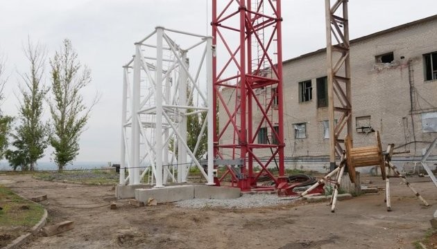 Оновлена вежа дасть змогу транслювати 30 українських телеканалыв не тимчасово непідконтрольній території.