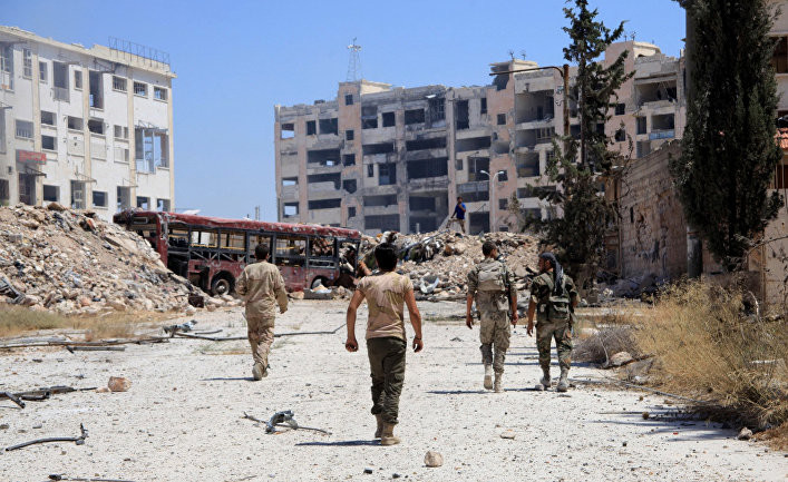 Правительственная армия Башара Асада взяла под контроль всю северо-восточную часть города Алеппо.