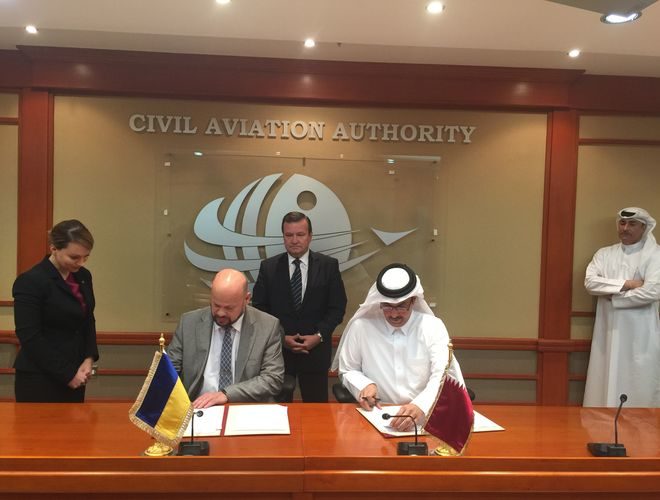 Сторони домовилися про візит керівника Державної авіаційної служби Катару в Україну в березні цього року з метою налагодження співпраці між відомствами обох держав.