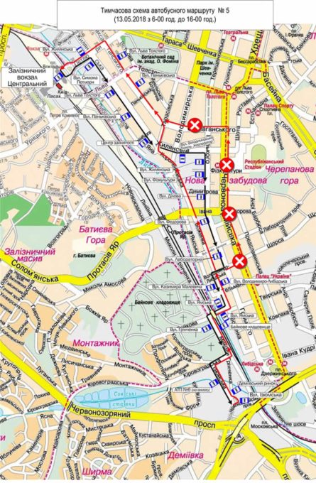 13 травня у зв’язку із проведенням спортивного заходу Kyiv Euro Marathon 2018 вносяться зміни до руху тролейбусів маршрутів № 12 та № 40 та автобусів маршрутів № 5 та № 20.