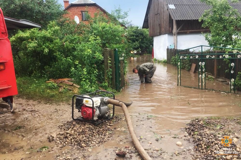 У результаті ускладнення погодних умов на території Тернопільської області в селі Шибалин Бережанського району пройшов ураган із грозою і градом.