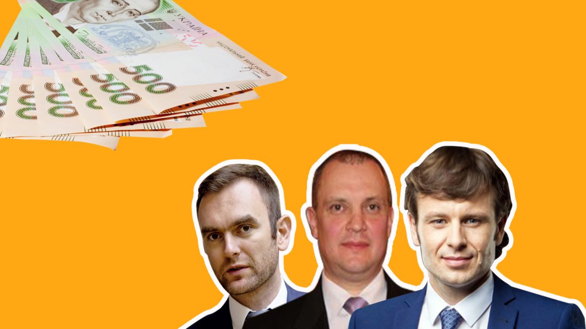 Екс-міністр фінансів Данилюк отримав лише 30,8 тисячі гривень. В. о. голови міністерства Маркарова – близько 34 тисяч гривень.