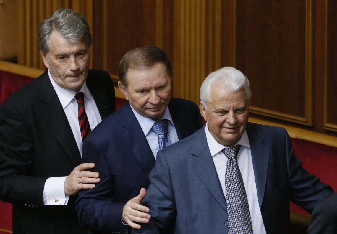 Глава держави наголосив на важливій ролі Кравчука, Кучми та Ющенка як президентів України в різні часи становлення української держави.
