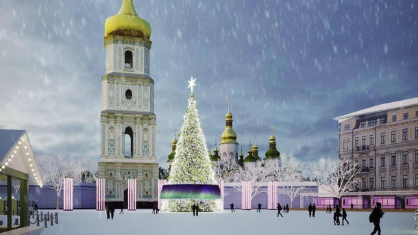19 декабря,на Софийской площади официально зажгут главную елку страны. Также до конца января в центре Киева ограничат движение.