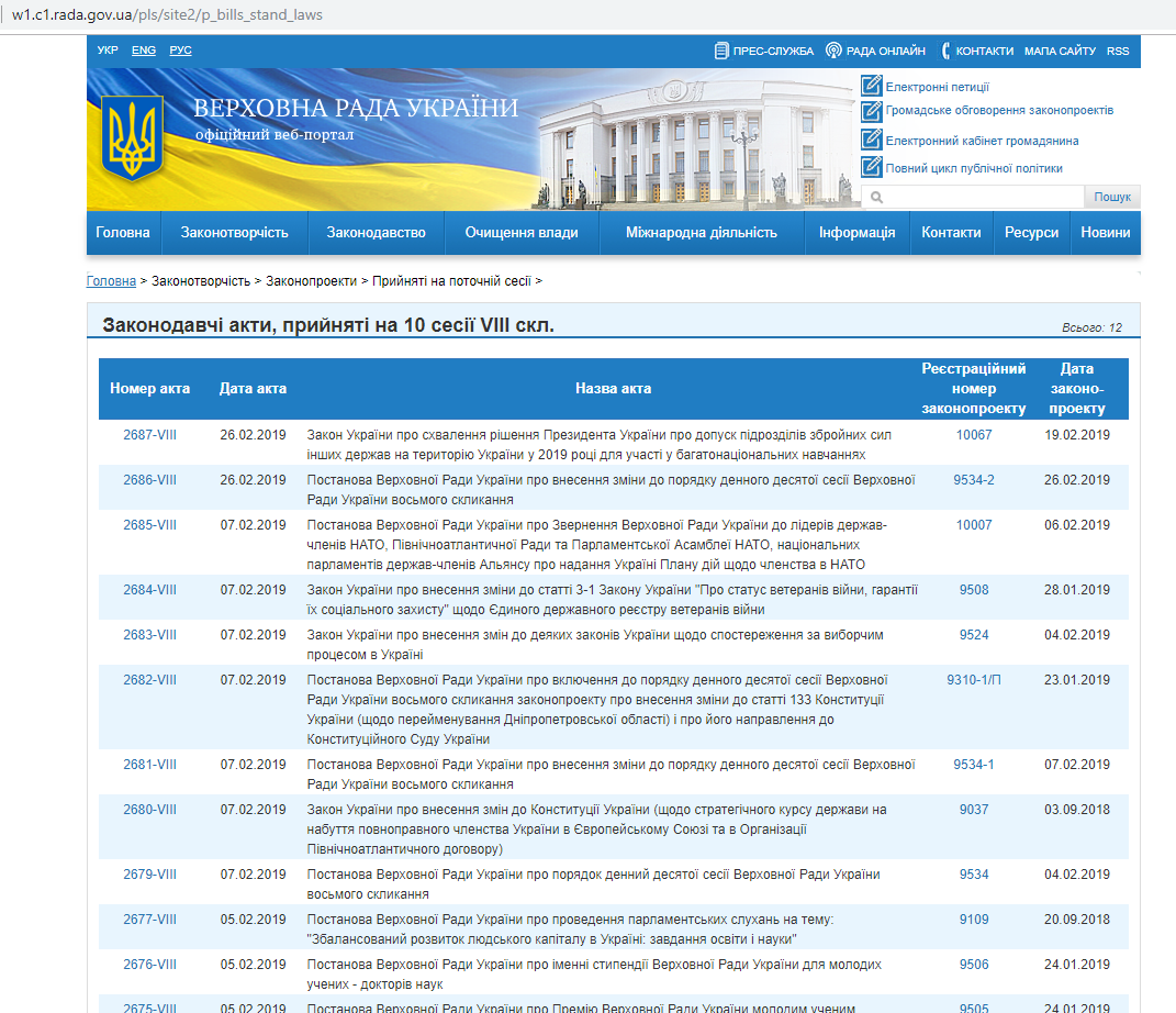 http://w1.c1.rada.gov.ua/pls/site2/p_bills_stand_laws