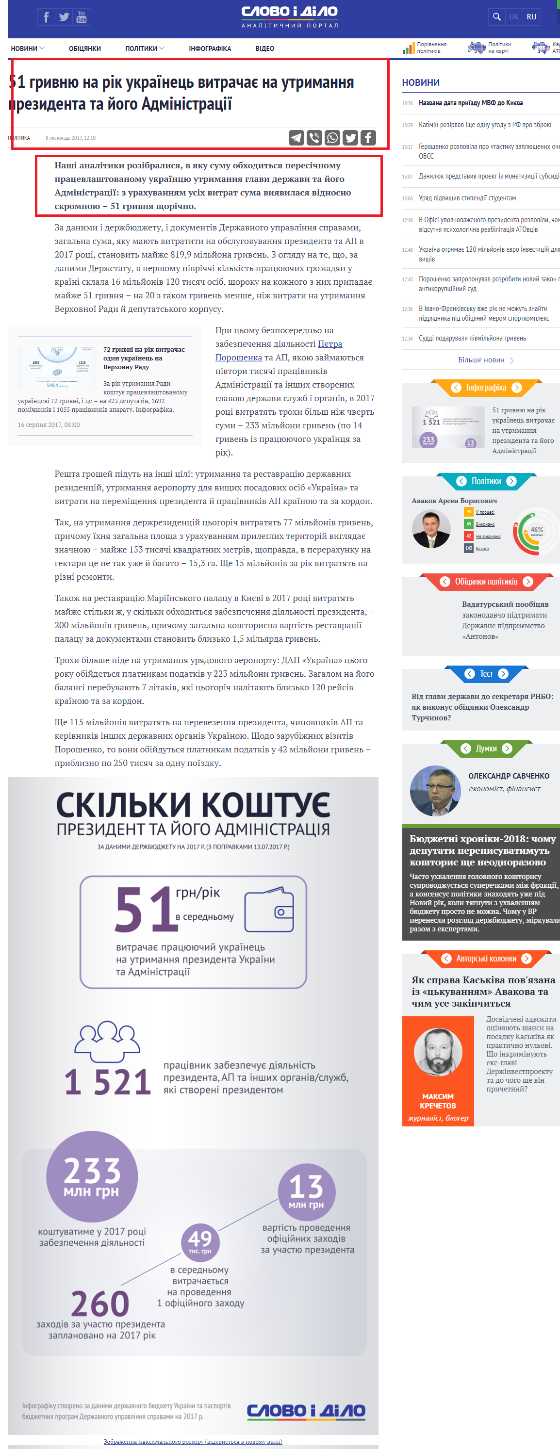 https://www.slovoidilo.ua/2017/11/08/infografika/polityka/51-hryvnyu-rik-ukrayinecz-vytrachaye-utrymannya-prezydenta-joho-administracziyi