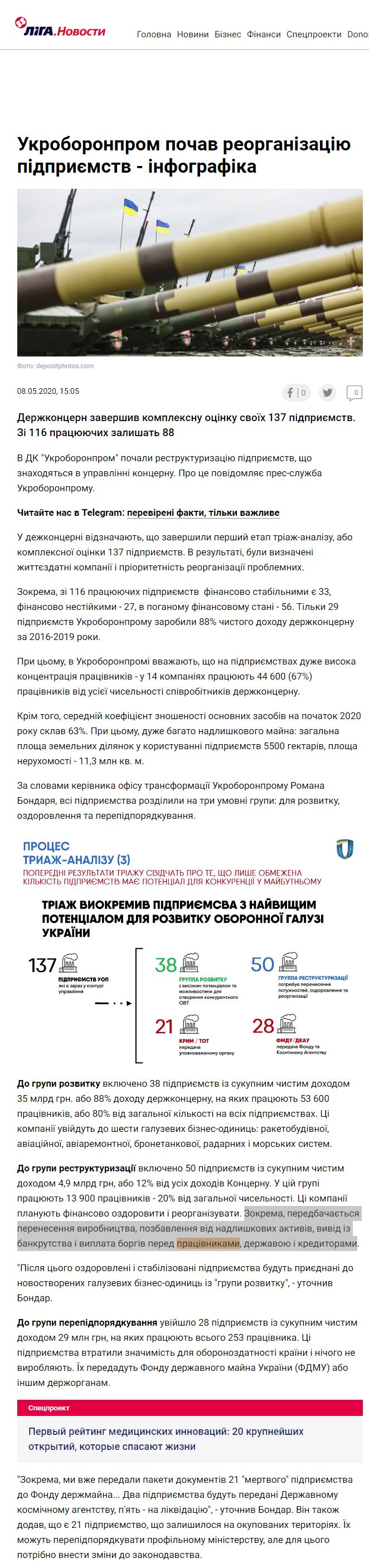 https://ua-news.liga.net/economics/news/ukroboronprom-pochav-reorganizatsiyu-pidpriemstv---infografika