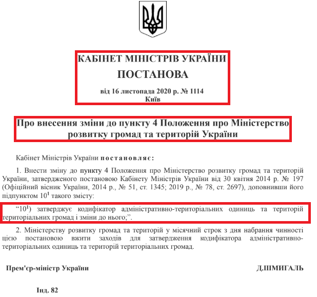 Лист Міністерства розвитку громад та територій України від 18 березня 2021 року