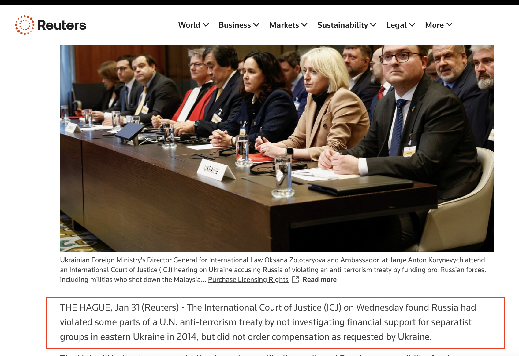 https://www.reuters.com/world/europe/world-court-says-russia-violated-parts-un-anti-terrorism-treaty-eastern-ukraine-2024-01-31/