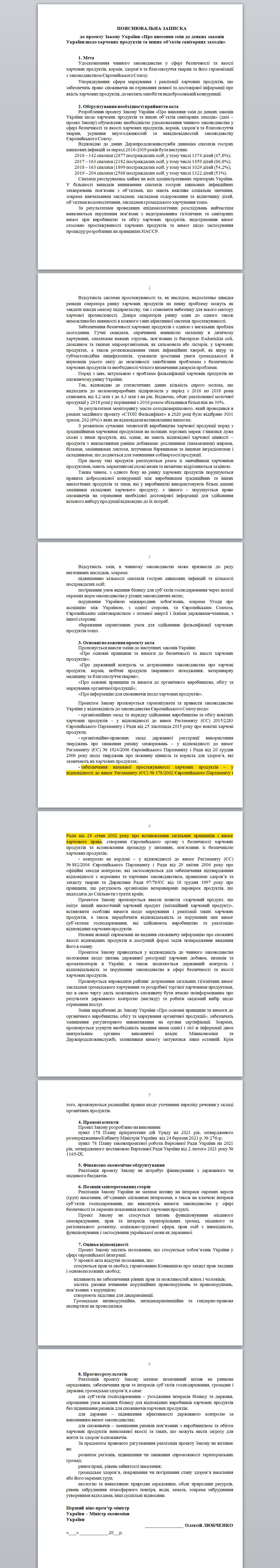 https://www.me.gov.ua/Documents/Detail?lang=uk-UA&id=8d8c071d-863f-4027-aa35-7a9e4314eac8&title=ProektZakonuUkrainiproVnesenniaZminDoDeiakikhZakonivUkrainiSchodoKharchovikhProduktivTaInshikhObktivSanitarnikhZakhodiv