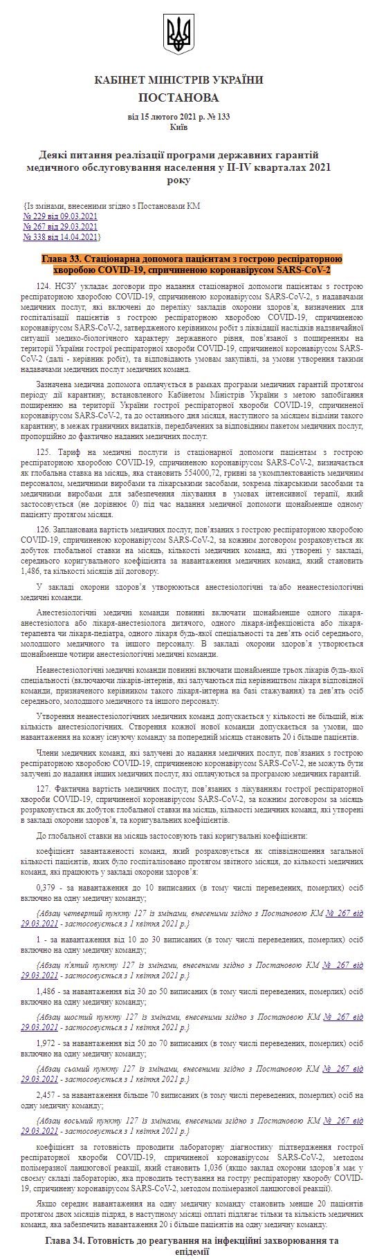 https://zakon.rada.gov.ua/laws/show/133-2021-%D0%BF#Text