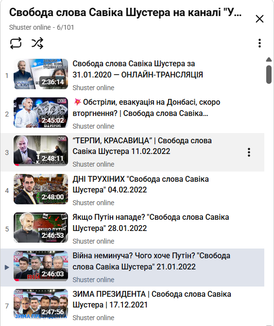 https://www.youtube.com/playlist?list=PL91ybKZeAV7ukbMvJFDBGHjy5zwm0Xc3X