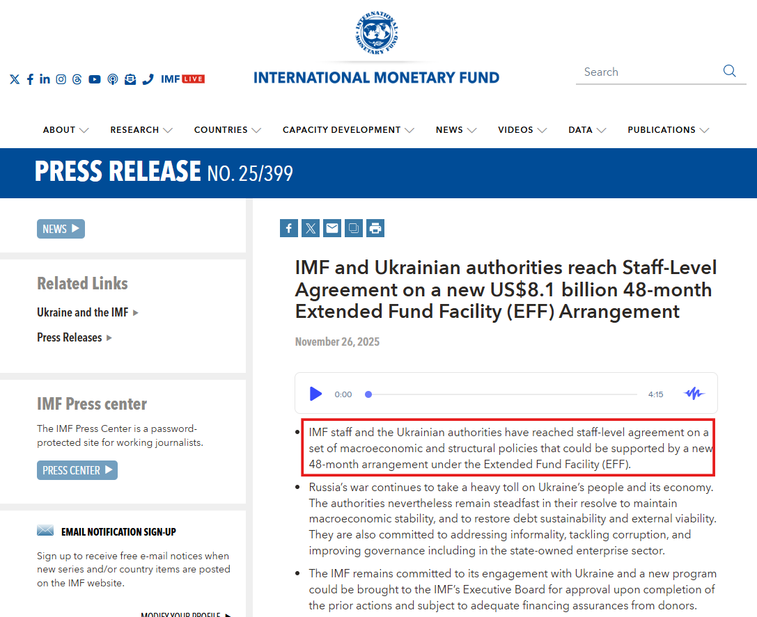 https://www.imf.org/en/news/articles/2025/11/26/pr-25399-ukraine-agreement-on-new-us-8-point-1-bil-48mo-eff-arrangement