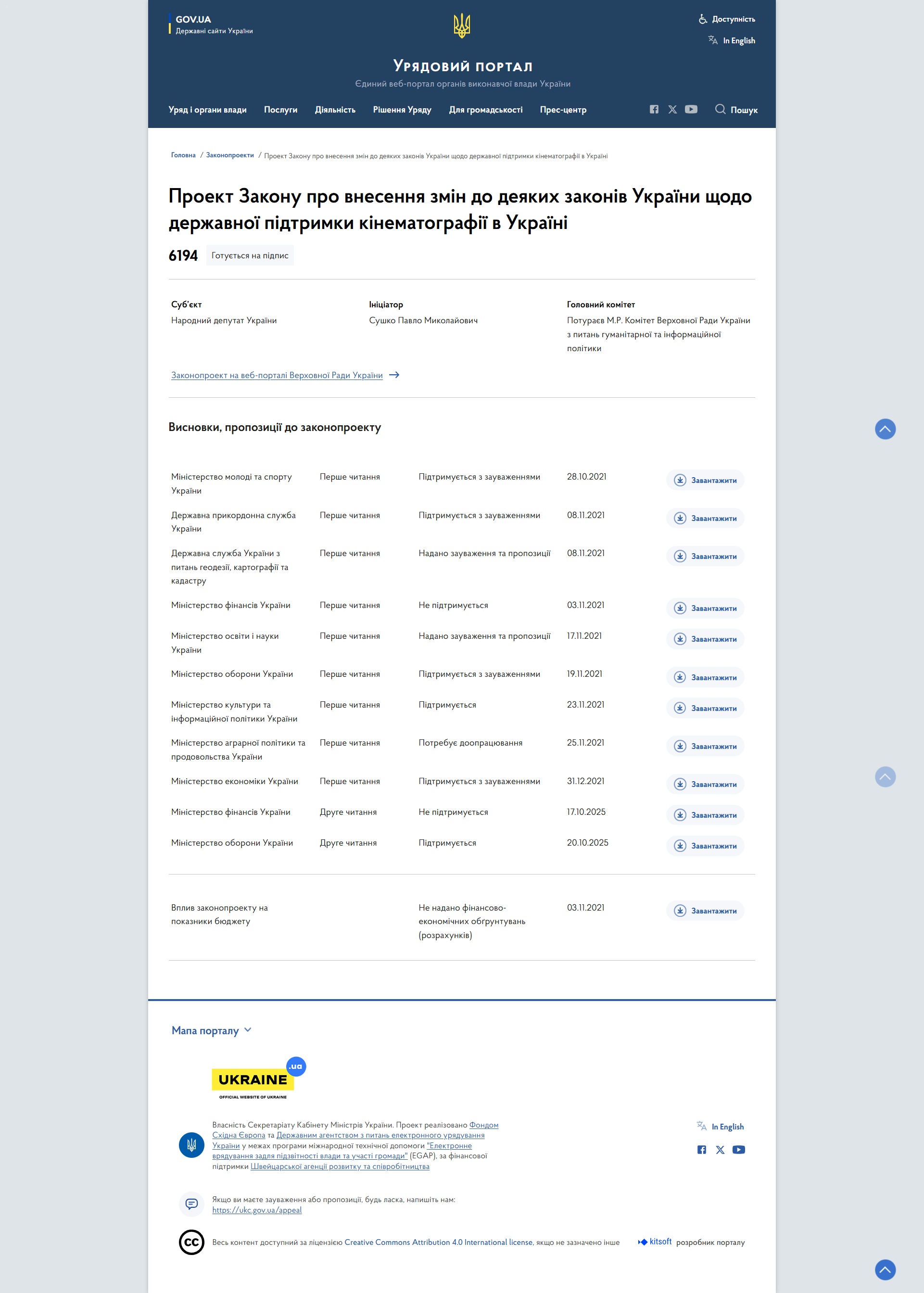 https://www.kmu.gov.ua/bills/proekt-zakonu-pro-vnesennia-zmin-do-deiakykh-zakoniv-ukrayiny-shchodo-derzavnoyi-pidtrymky-kinematohrafiyi-v-ukrayini