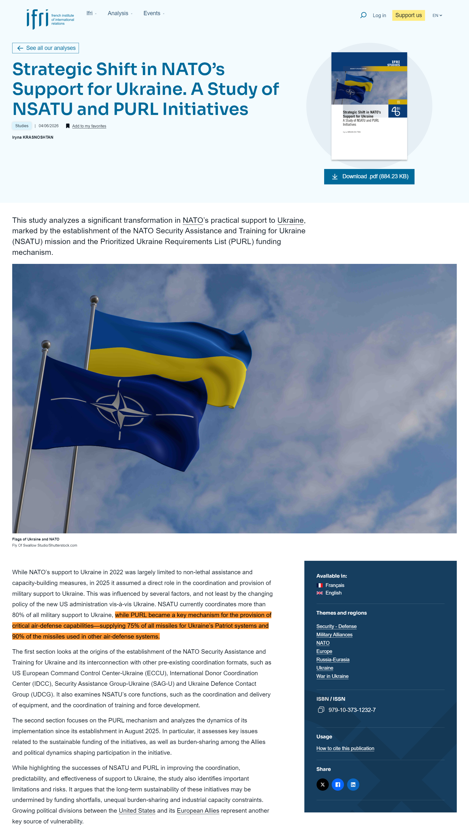 https://www.ifri.org/en/studies/strategic-shift-natos-support-ukraine-study-nsatu-and-purl-initiatives