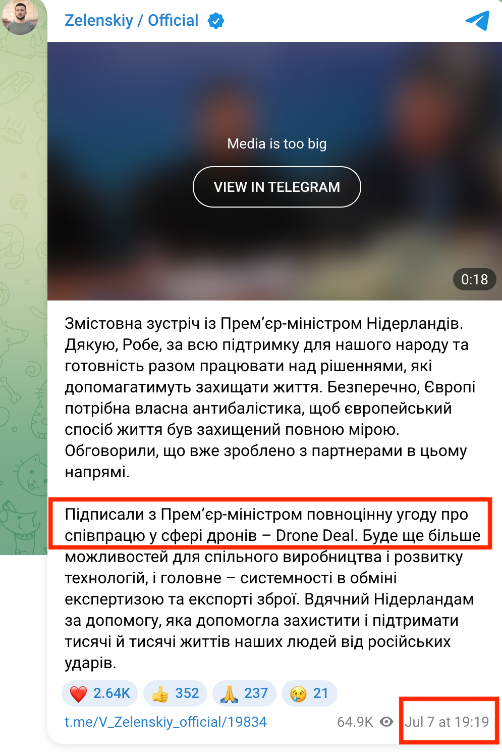 https://t.me/V_Zelenskiy_official/19834
